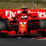 HUNGARORING, HUNGARY - JULY 29: Sebastian Vettel, Ferrari SF71H during the Hungarian GP at Hungaroring on July 29, 2018 in Hungaroring, Hungary. (Photo by Zak Mauger / LAT Images)