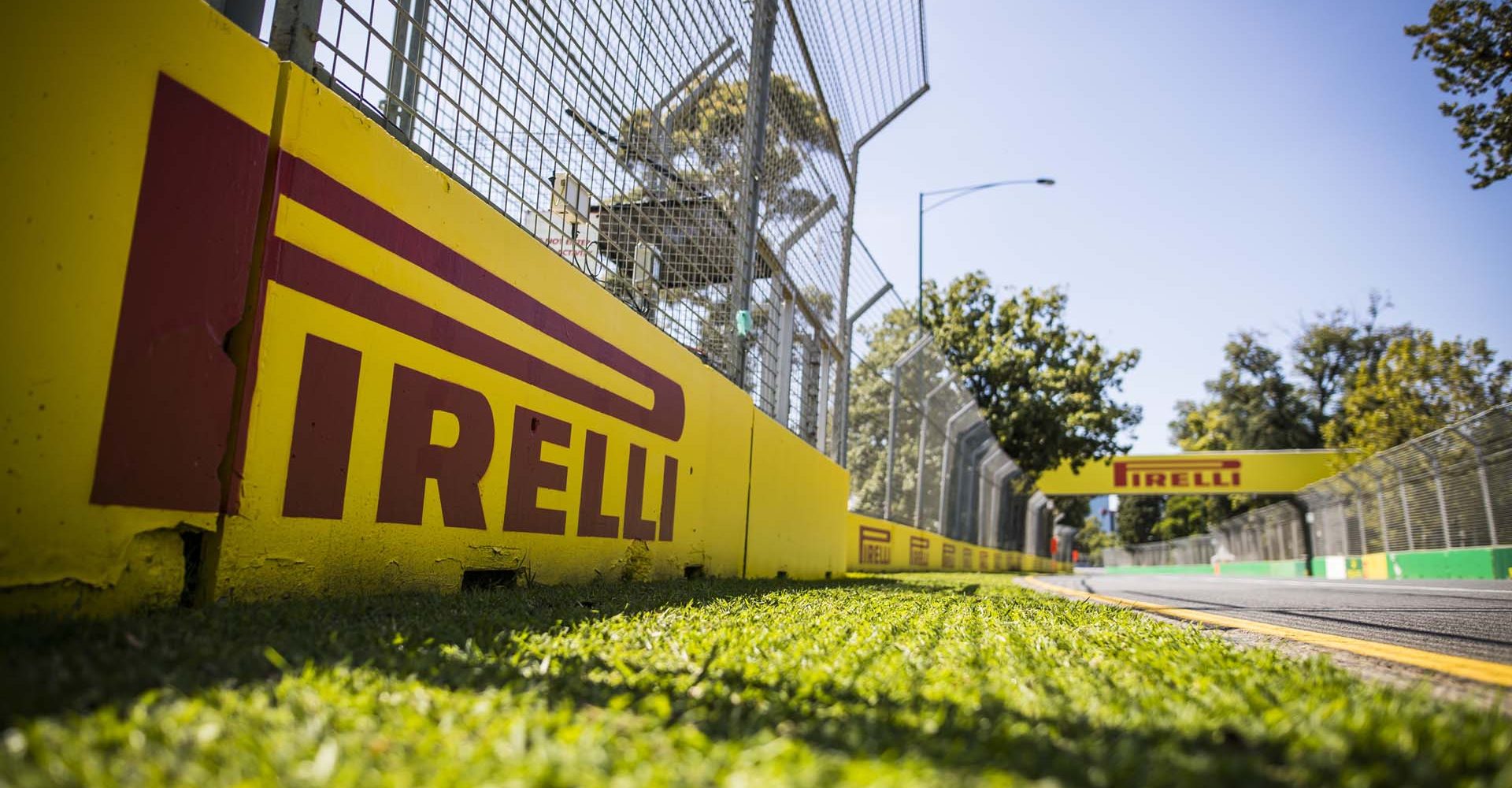 MARCH 11: Pirelli branding around the track during the Australian GP on March 11, 2020. (Photo by Sam Bloxham / LAT Images)