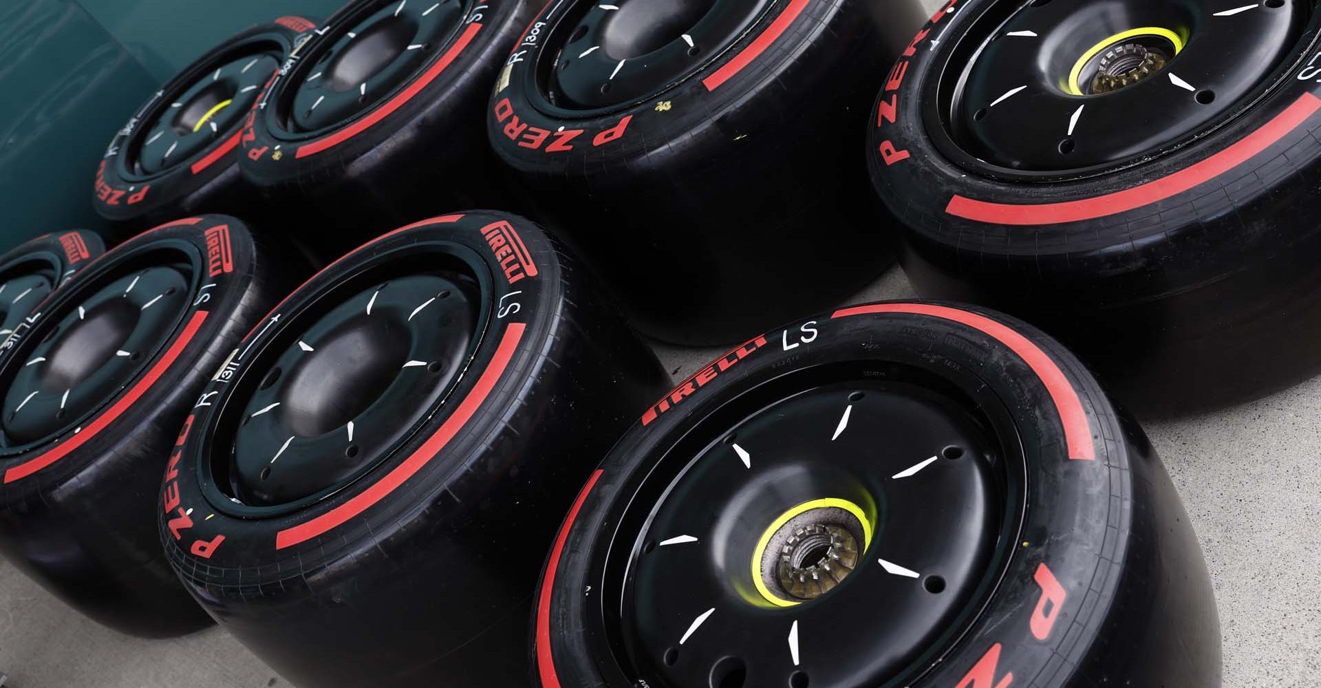 SUZUKA, JAPAN - SEPTEMBER 21: Pirelli tyres during the Japanese GP at Suzuka on Thursday September 21, 2023 in Suzuka, Japan. (Photo by Steven Tee / LAT Images)