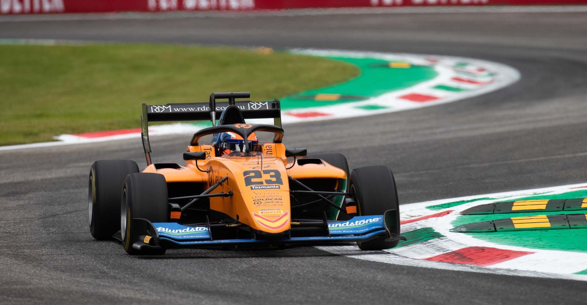 AUTODROMO NAZIONALE MONZA, ITALY - SEPTEMBER 06: Alexander Peroni (AUS, Campos Racing) during the Monza at Autodromo Nazionale Monza on September 06, 2019 in Autodromo Nazionale Monza, Italy. (Photo by Joe Portlock / LAT Images / FIA F3 Championship)