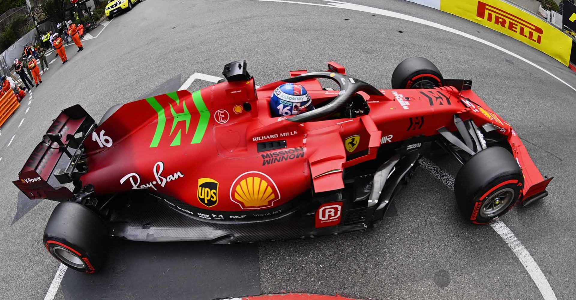 CIRCUIT DE MONACO, MONACO - MAY 22: Charles Leclerc, Ferrari SF21 during the Monaco GP at Circuit de Monaco on Saturday May 22, 2021 in Monte Carlo, Monaco. (Photo by Mark Sutton / LAT Images)