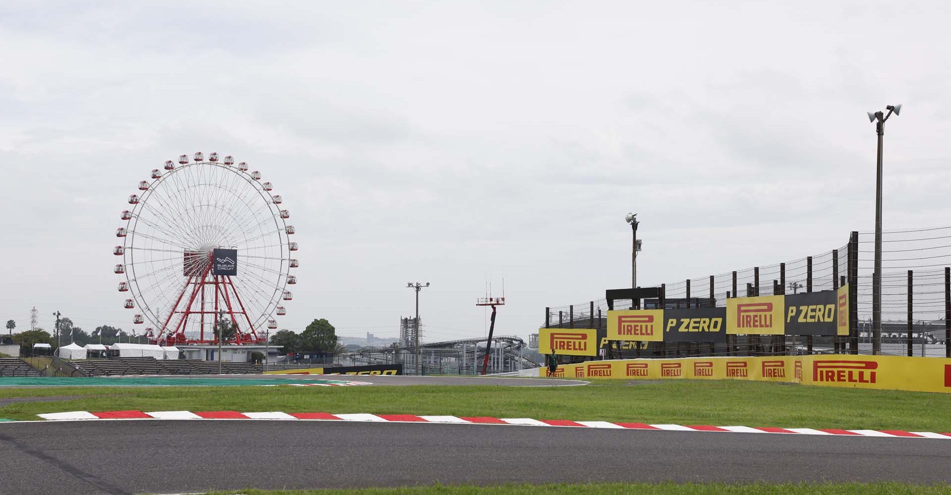 SUZUKA, JAPAN - SEPTEMBER 21: Pirelli branding during the Japanese GP at Suzuka on Thursday September 21, 2023 in Suzuka, Japan. (Photo by Steven Tee / LAT Images)