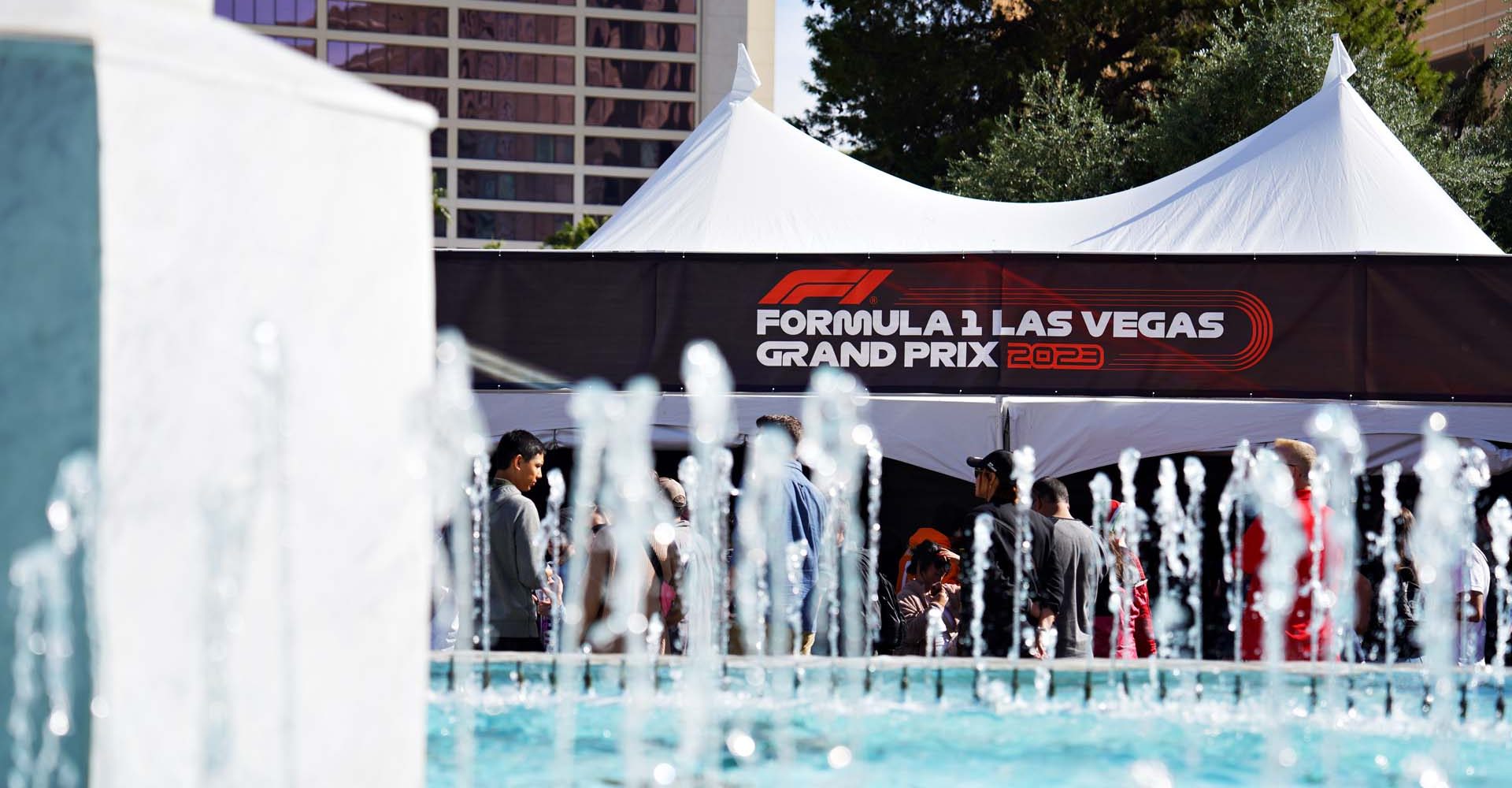 LAS VEGAS, NEVADA - NOVEMBER 05: General view during the Formula 1 Las Vegas Grand Prix 2023 launch party on November 05, 2022 on the Las Vegas Strip in Las Vegas, Nevada. (Photo by Alex Bierens de Haan - Formula 1/Formula 1 via Getty Images)