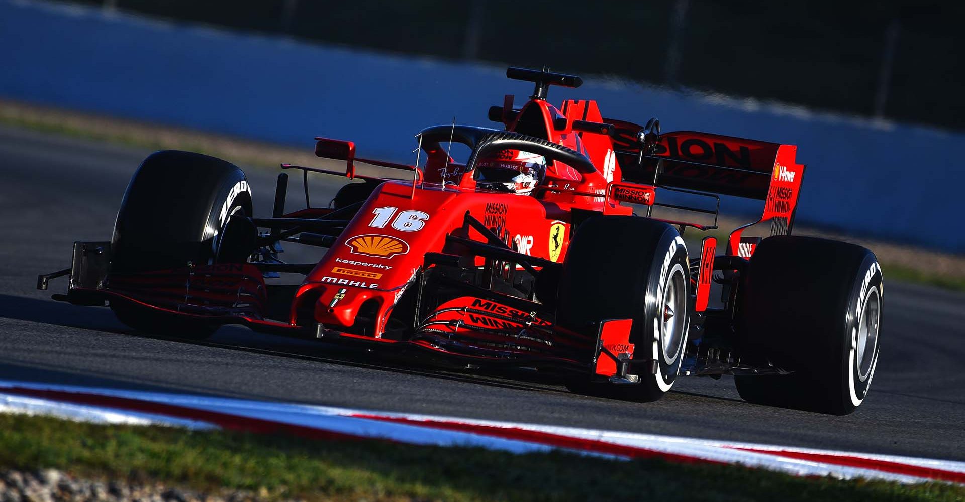 TEST T1 BARCELLONA - GIOVEDì 20/02/20 Charles Leclerc Ferrari