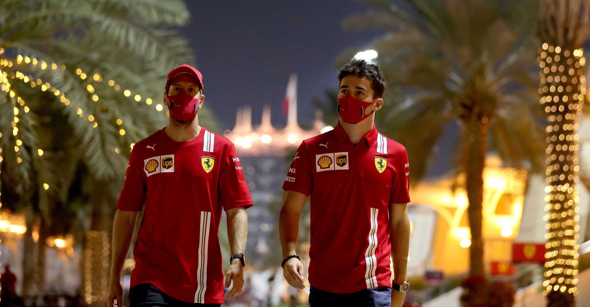 GP SAKHIR  F1/2020 - GIOVEDÌ 03/12/2020     
credit: @Scuderia Ferrari Press Office Sebastian Vettel Charles Leclerc