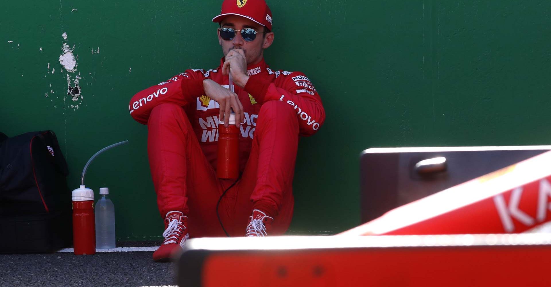 Formula One F1 - Japanese Grand Prix - Suzuka Circuit, Suzuka, Japan - October 13, 2019. Ferrari's Charles Leclerc before the race. REUTERS/Kim Hong-Ji