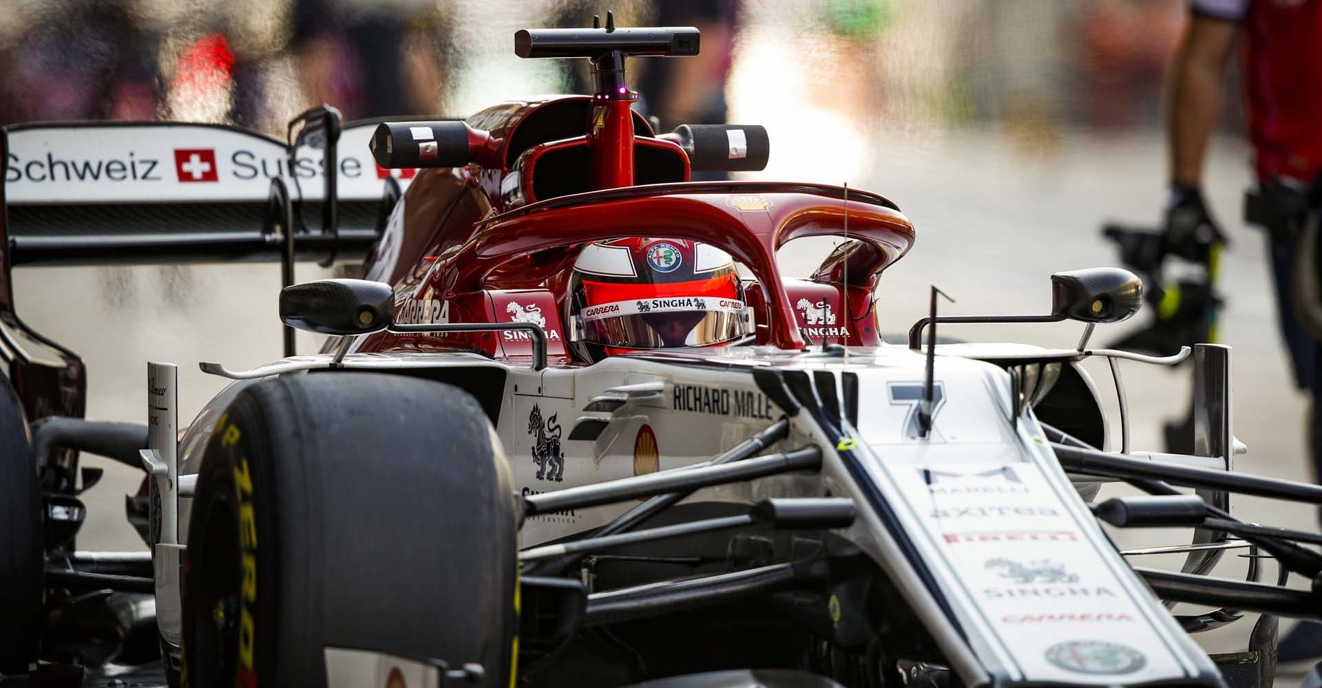 RAIKKONEN Kimi Räikkönen (fin), Alfa Romeo Racing C38, action during the 2019 Formula One World Championship, Abu Dhabi Grand Prix from November 28 to december 1 in Yas Marina - Photo Florent Gooden / DPPI