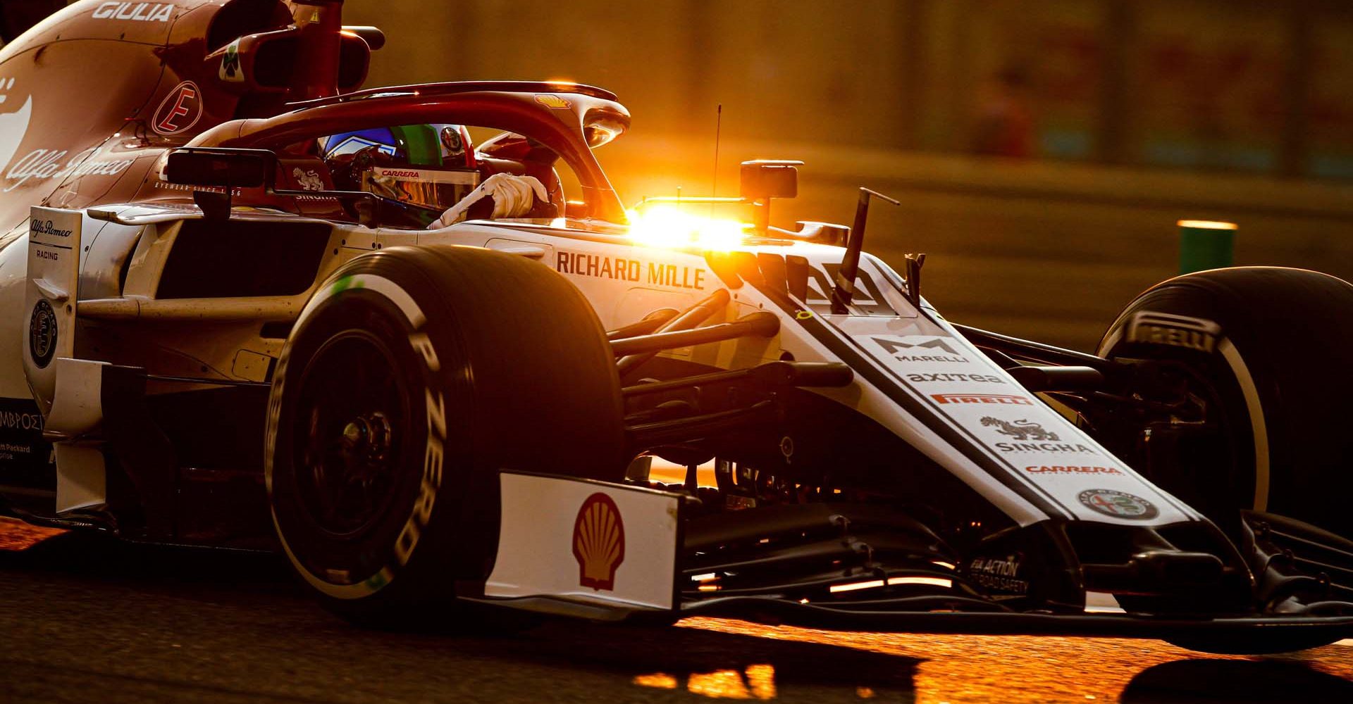 99 GIOVINAZZI Antonio (ita), Alfa Romeo Racing C38, action during the 2019 Formula One World Championship, Abu Dhabi Grand Prix from November 28 to december 1 in Yas Marina - Photo Florent Gooden / DPPI