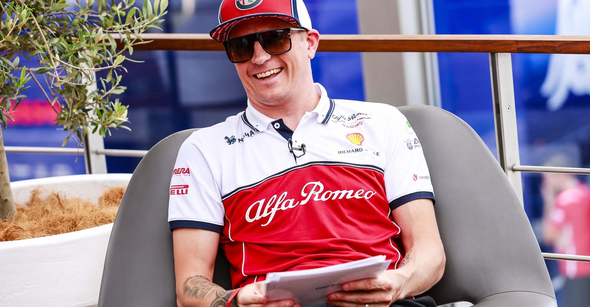 RAIKKONEN Kimi Räikkönen (fin), Alfa Romeo Racing C38, portrait during the 2019 Formula One World Championship, Germany Grand Prix from July 25 to 28, in Hockenheim, Germany - Photo Xavi Bonilla / DPPI