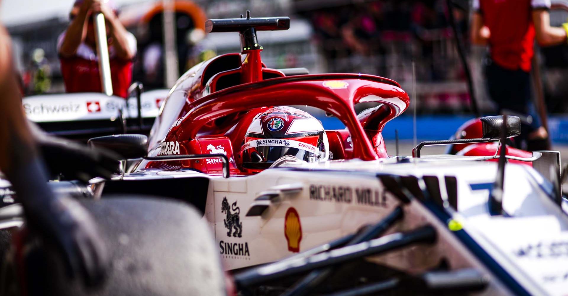 07 RAIKKONEN Räikkönen Kimi (fin), Alfa Romeo Racing C38, action during the 2019 Formula One World Championship, Germany Grand Prix from July 25 to 28, in Hockenheim, Germany - Photo Xavi Bonilla / DPPI