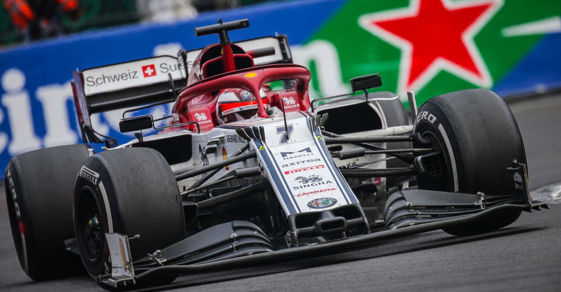 07 RAIKKONEN Kimi Räikkönen (fin), Alfa Romeo Racing C38, action during the 2019 Formula One World Championship, Mexico Grand Prix from october 24 to 27 in Mexico - Photo Francois Flamand / DPPI