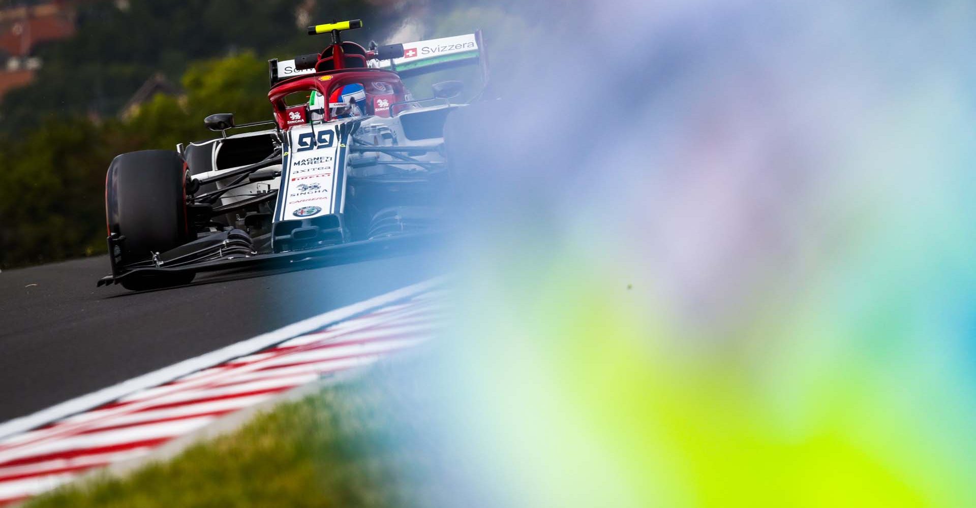 GIOVINAZZI Antonio (ita), Alfa Romeo Racing C38, action during the 2019 Formula One World Championship, Grand Prix of Hungary from august 1 to 4, Hungaroring, Budapest - Photo Florent Gooden / DPPI