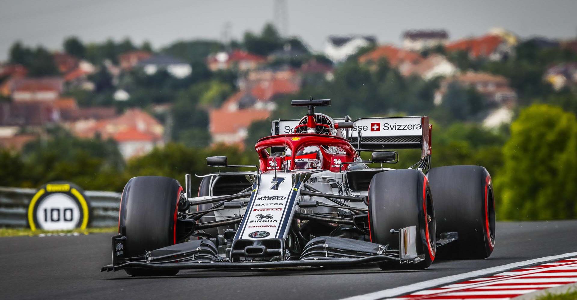 07 RAIKKONEN Kimi Räikkönen (fin), Alfa Romeo Racing C38, action during the 2019 Formula One World Championship, Grand Prix of Hungary from august 1 to 4, Hungaroring, Budapest - Photo Florent Gooden / DPPI