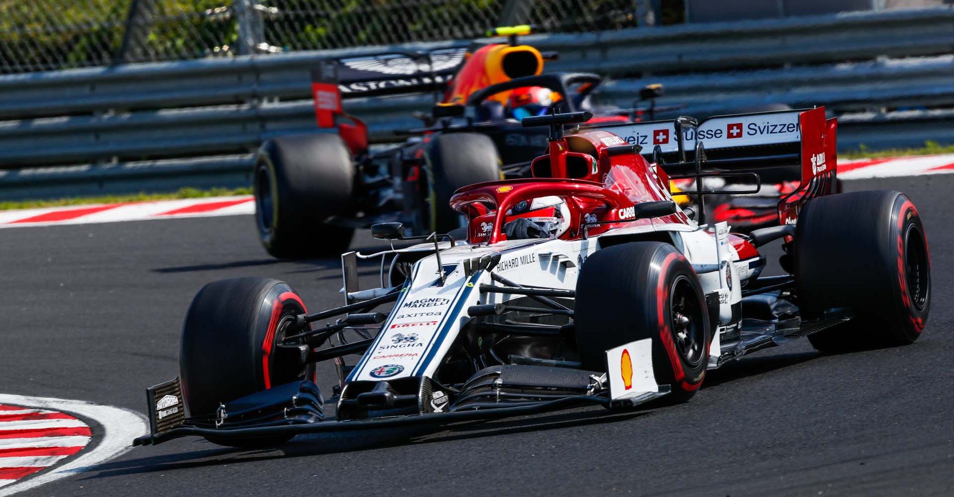 07 RAIKKONEN Kimi (fin), Alfa Romeo Racing C38, action during the 2019 Formula One World Championship, Grand Prix of Hungary from august 1 to 4, Hungaroring, Budapest - Photo Florent Gooden / DPPI