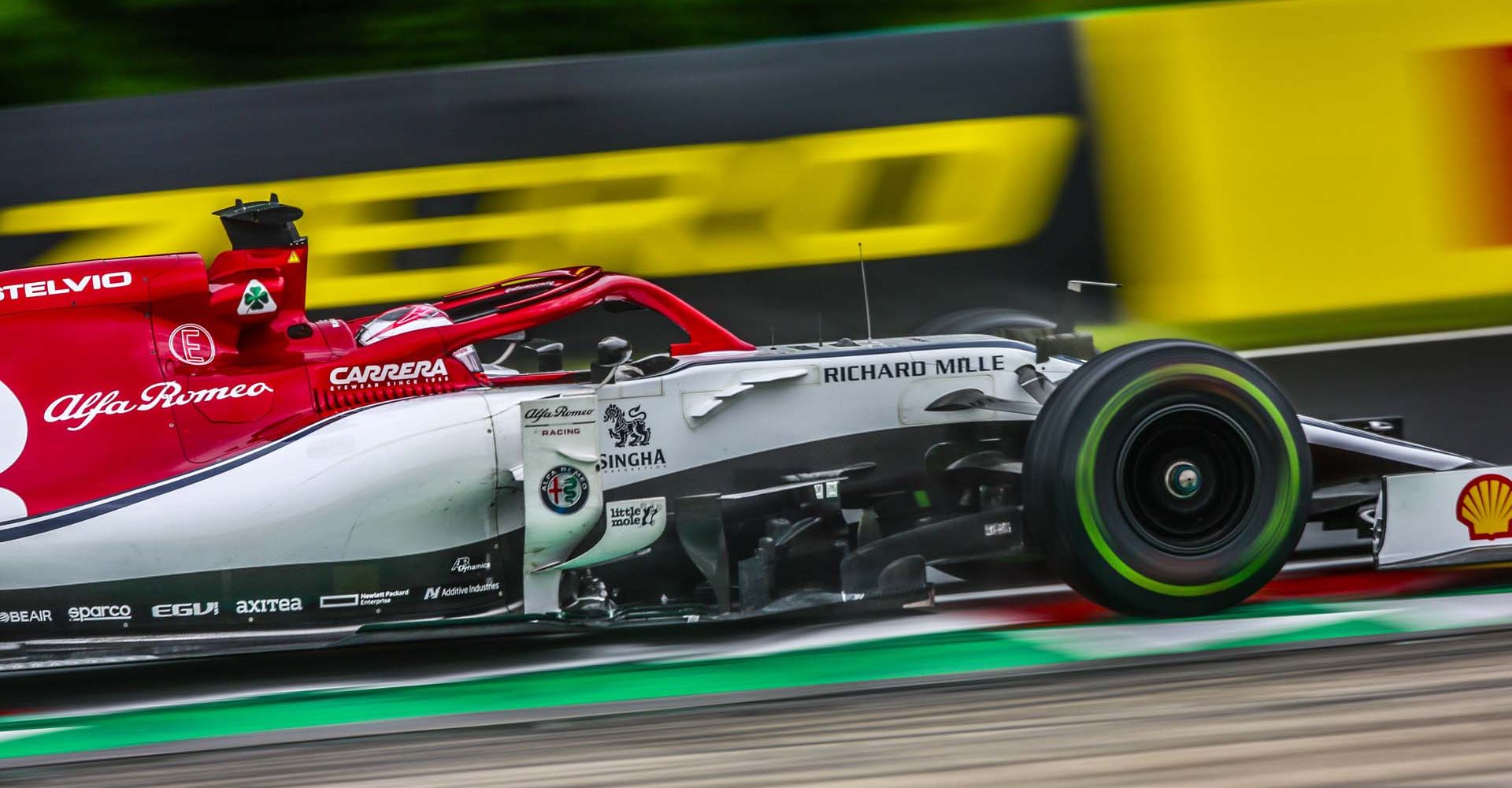 07 RAIKKONEN Kimi Räikkönen (fin), Alfa Romeo Racing C38, action during the 2019 Formula One World Championship, Grand Prix of Hungary from august 1 to 4, Hungaroring, Budapest - Photo Xavi Bonilla / DPPI