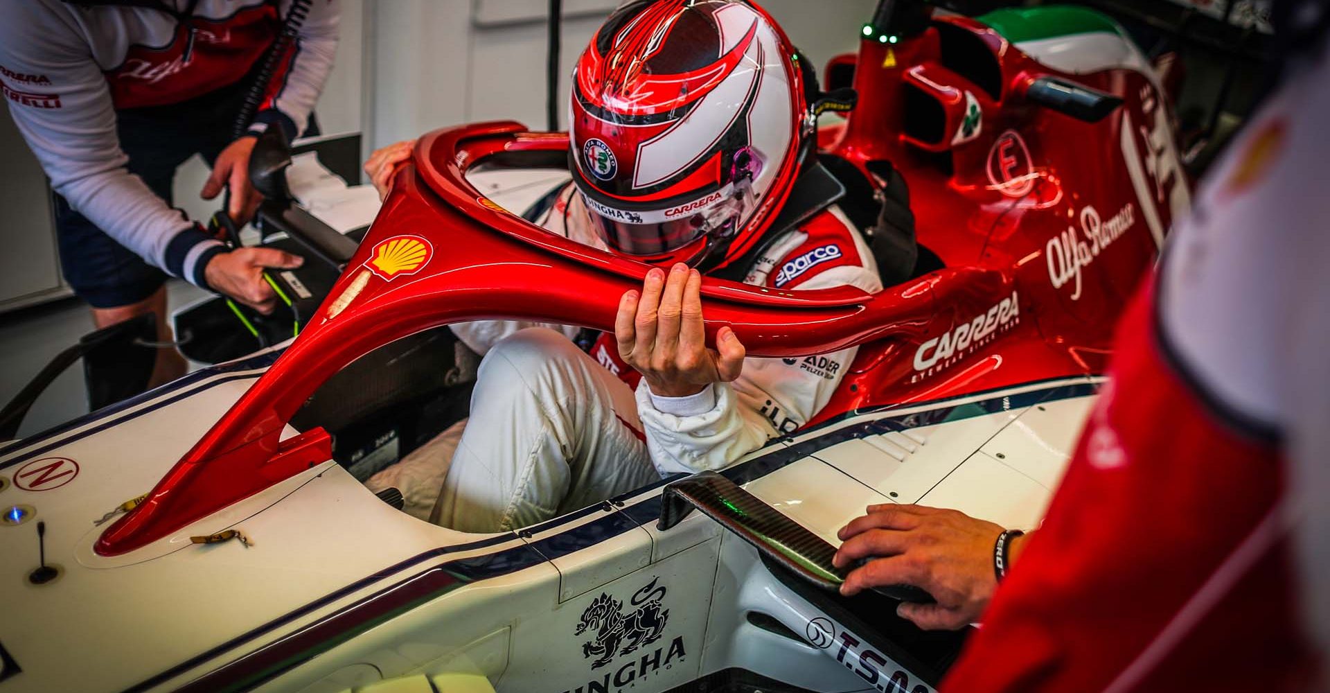 RAIKKONEN Kimi Räikkönen (fin), Alfa Romeo Racing C38, portrait during 2019 Formula 1 FIA world championship, Italy Grand Prix, at Monza from september 5 to 9  - Photo Antonin Vincent / DPPI