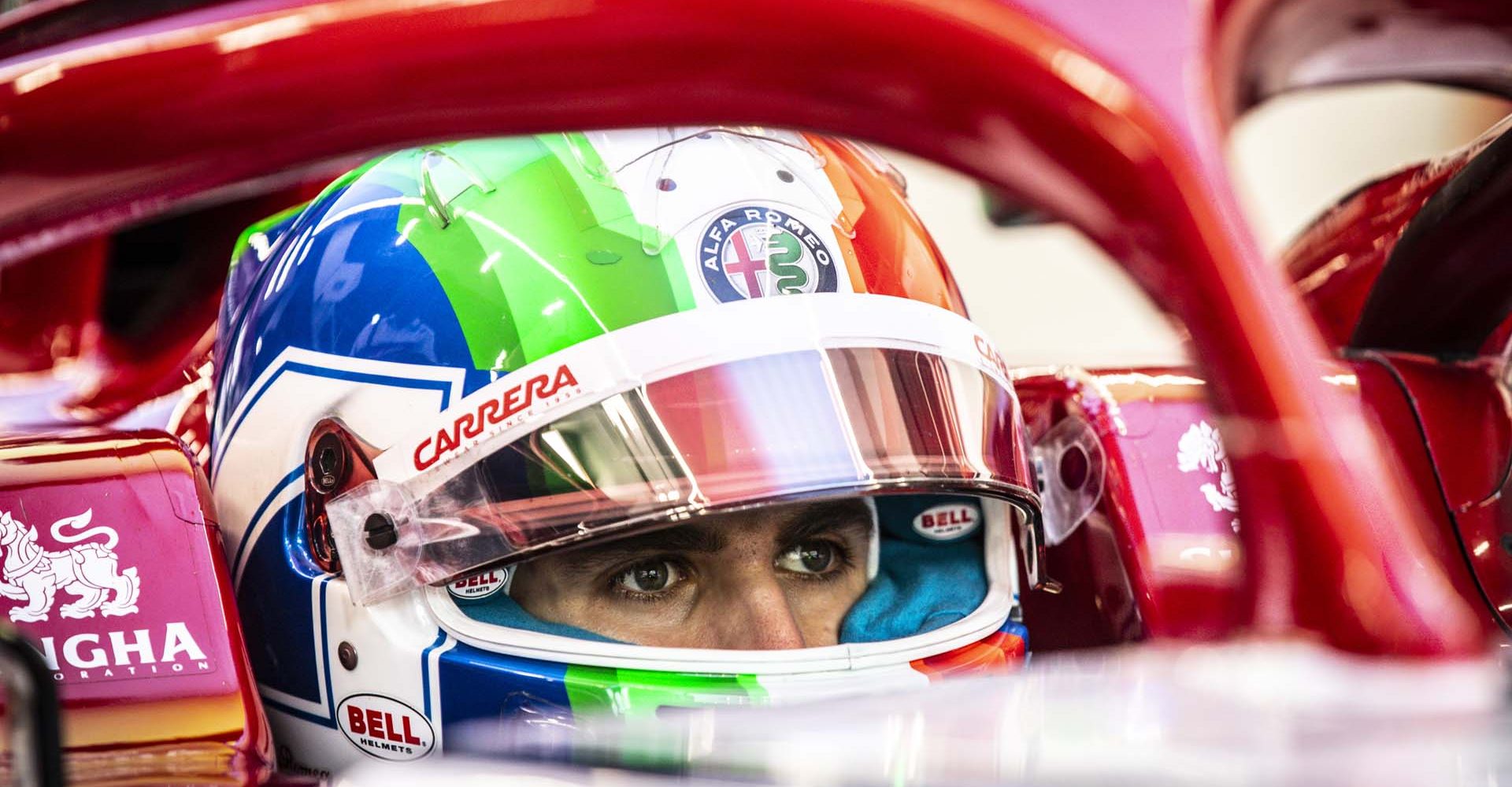 GIOVINAZZI Antonio (ita), Alfa Romeo Racing C38, portrait during the 2019 Formula One World Championship, Singapore Grand Prix from September 19 to 22 in Singapour - Photo Florent Gooden / DPPI