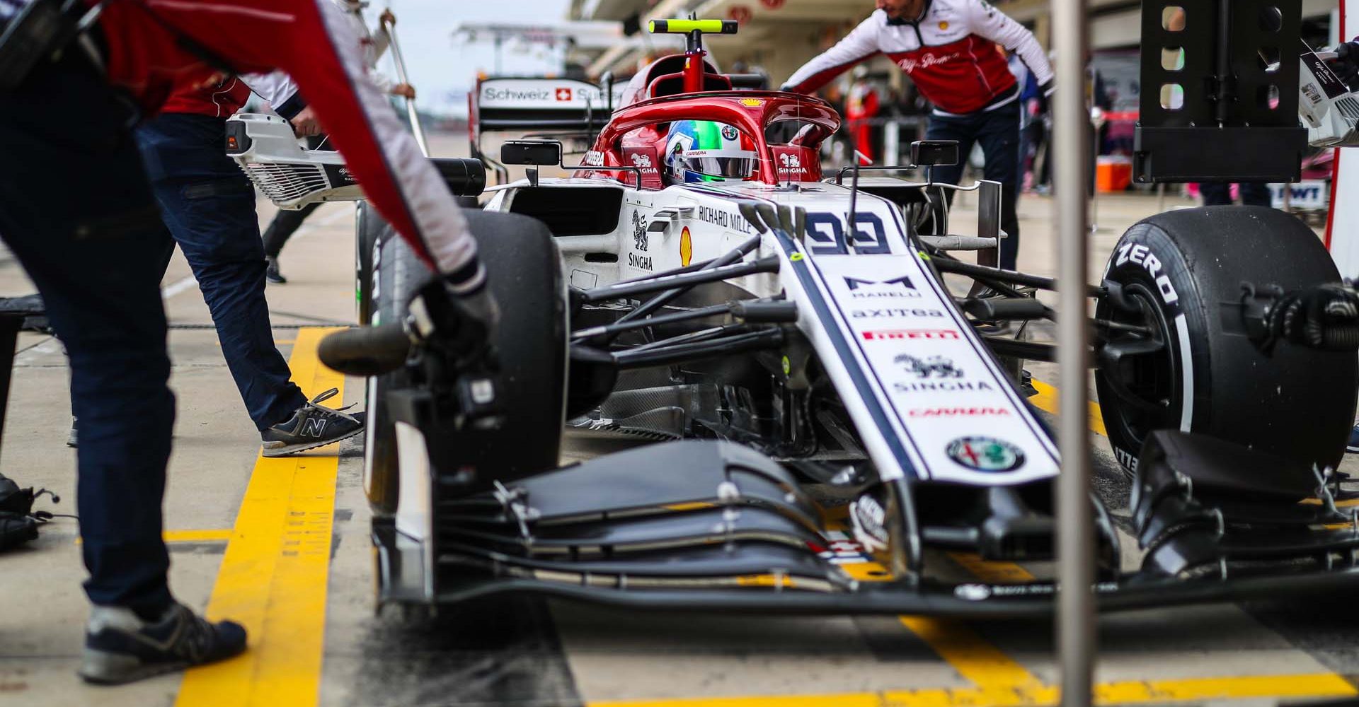 GIOVINAZZI Antonio (ita), Alfa Romeo Racing C38, portrait during the 2019 Formula One World Championship, United States of America Grand Prix from november 1 to 3 in Austin, Texas, USA - Photo Antonin Vincent / DPPI