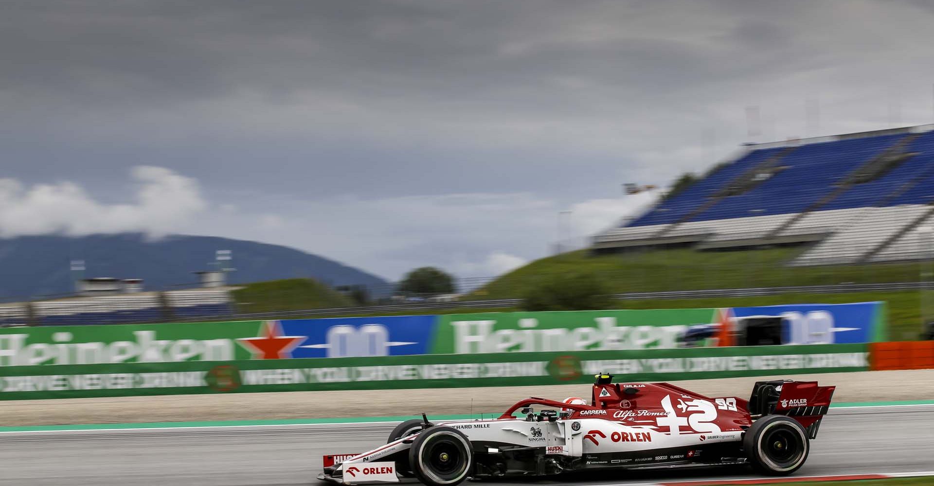 99 GIOVINAZZI Antonio (ita), Alfa Romeo Racing ORLEN C39, action during the Formula 1 Rolex Grosser Preis von Osterreich 2020, Austrian Grand Prix from July 02 to 05, 2020 on the Red Bull Ring, in Spielberg, Austria - Photo DPPI