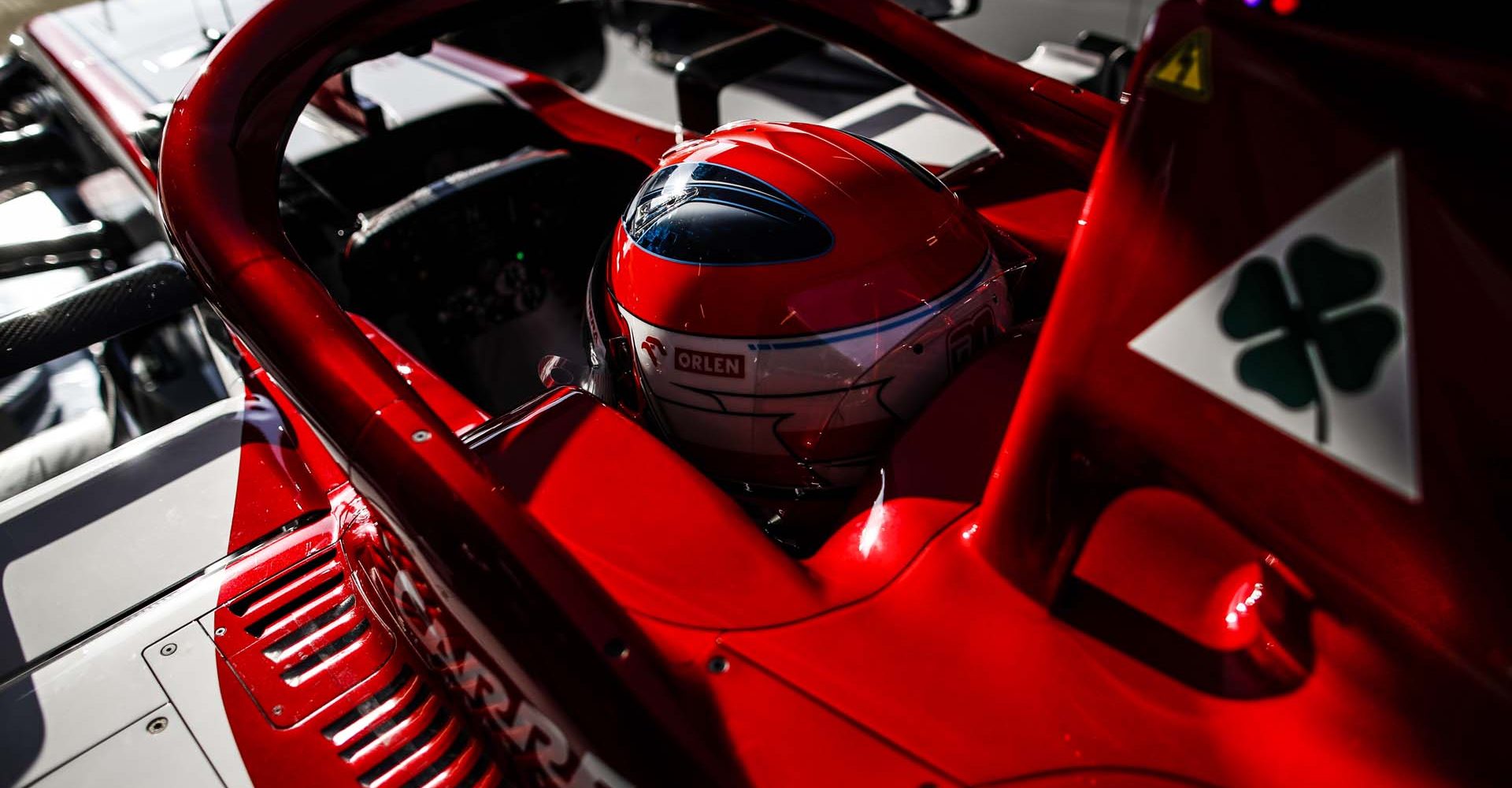 KUBICA Robert (pol), Reserve Driver of Alfa Romeo Racing, cockpit  during the first session of the Formula 1 Pre-season testing 2020 from February 19 to 21, 2020 on the Circuit de Barcelona-Catalunya, in Montmelo, Barcelona, Spain - Photo Florent Gooden / DPPI