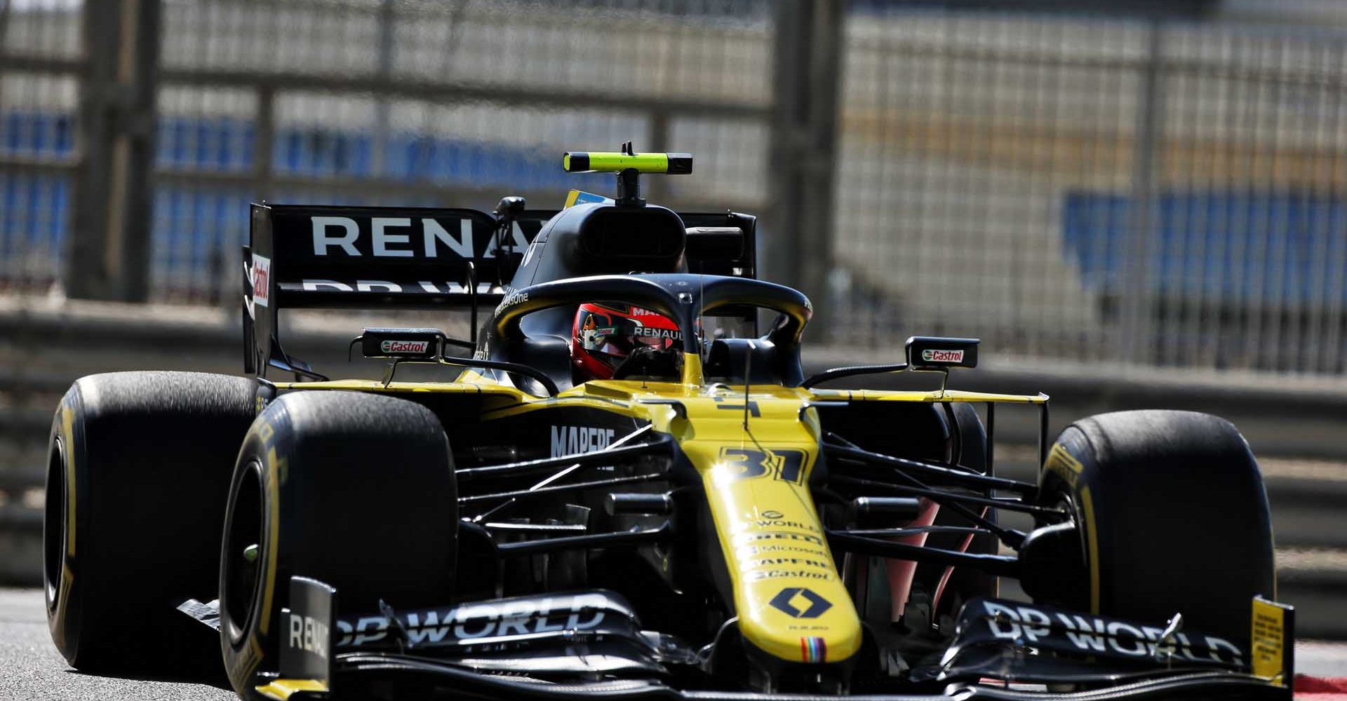 Esteban Ocon (FRA) Renault F1 Team RS20.
Abu Dhabi Grand Prix, Friday 11th December 2020. Yas Marina Circuit, Abu Dhabi, UAE.