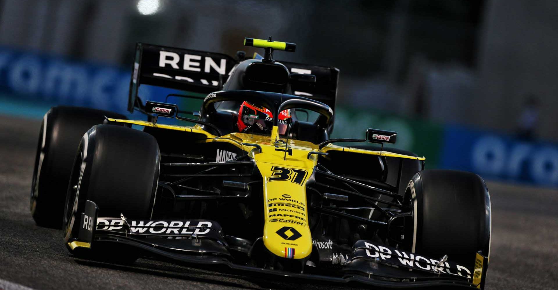 Esteban Ocon (FRA) Renault F1 Team RS20.
Abu Dhabi Grand Prix, Friday 11th December 2020. Yas Marina Circuit, Abu Dhabi, UAE.