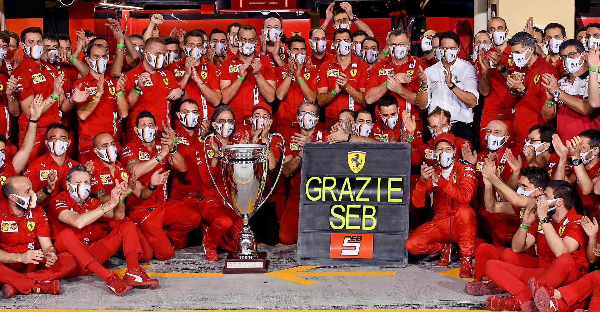 GP ABU DHABI  F1/2020 - DOMENICA  13/12/2020   
credit: @Scuderia Ferrari Press Office Grazie Seb Sebastian Vettel Ferrari