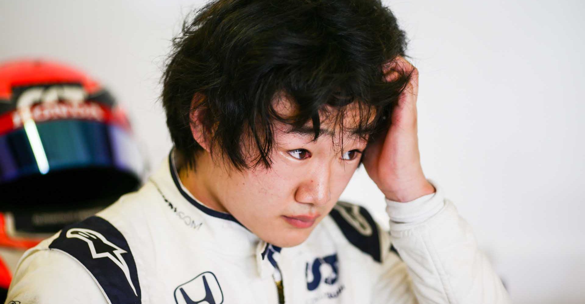 ABU DHABI, UNITED ARAB EMIRATES - DECEMBER 15: Yuki Tsunoda of Scuderia AlphaTauri and Japan  during the F1 Young Drivers Test at Yas Marina Circuit on December 15, 2020 in Abu Dhabi, United Arab Emirates. (Photo by Peter Fox/Getty Images)