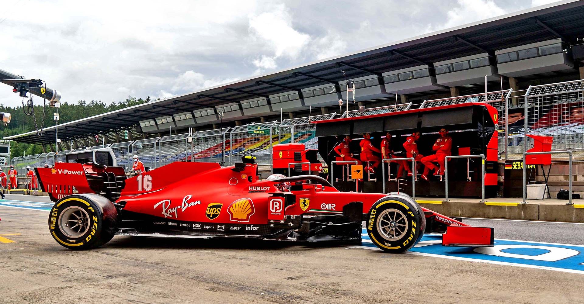 GP AUSTRIA F1/2020 -  VENERDÌ 03/07/2020      
credit: @Scuderia Ferrari Press Office Charles Leclerc pit wall