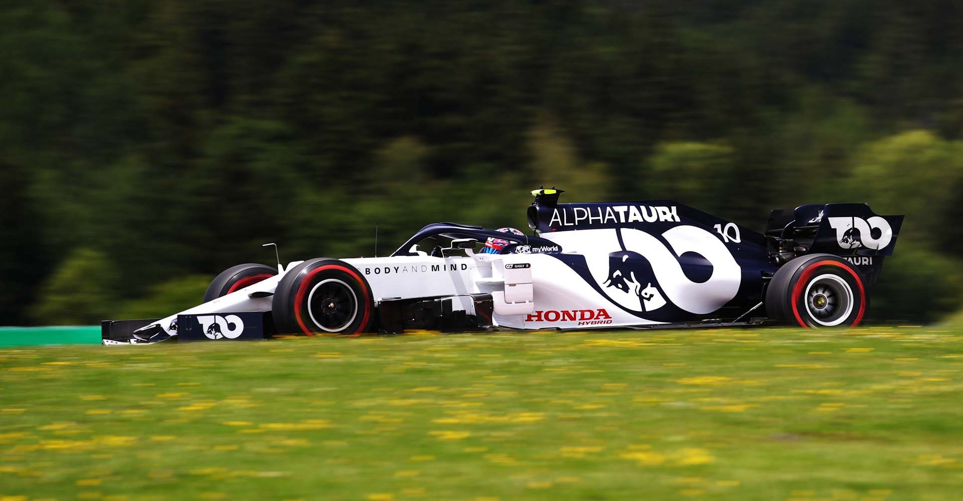 SPIELBERG, AUSTRIA - JULY 04: Pierre Gasly of France driving the (10) Scuderia AlphaTauri AT01 Honda on track during final practice for the Formula One Grand Prix of Austria at Red Bull Ring on July 04, 2020 in Spielberg, Austria. (Photo by Bryn Lennon/Getty Images) // Getty Images / Red Bull Content Pool  // AP-24HBKWZHW2111 // Usage for editorial use only //