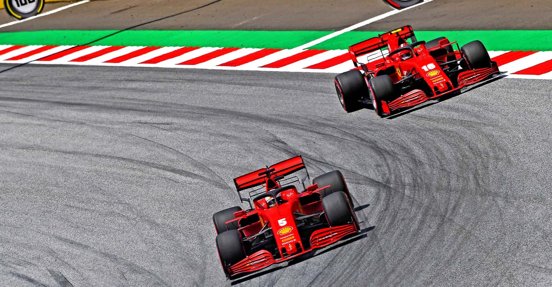 GP AUSTRIA F1/2020 -  SABATO 04/07/2020      
credit: @Scuderia Ferrari Press Office Sebastian Vettel Charles Leclerc