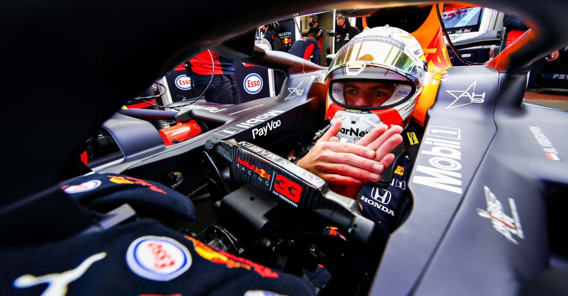 SPA, BELGIUM - AUGUST 29: Max Verstappen of Netherlands and Red Bull Racing prepares to drive during final practice for the F1 Grand Prix of Belgium at Circuit de Spa-Francorchamps on August 29, 2020 in Spa, Belgium. (Photo by Mark Thompson/Getty Images)