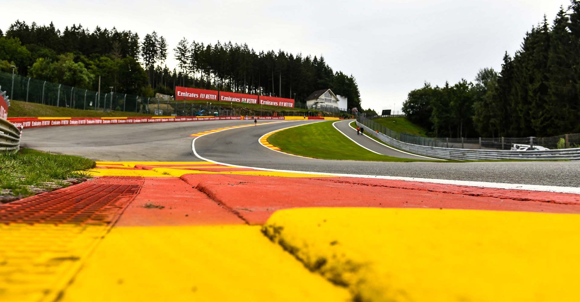 Track and Kerb detail Eau Rouge