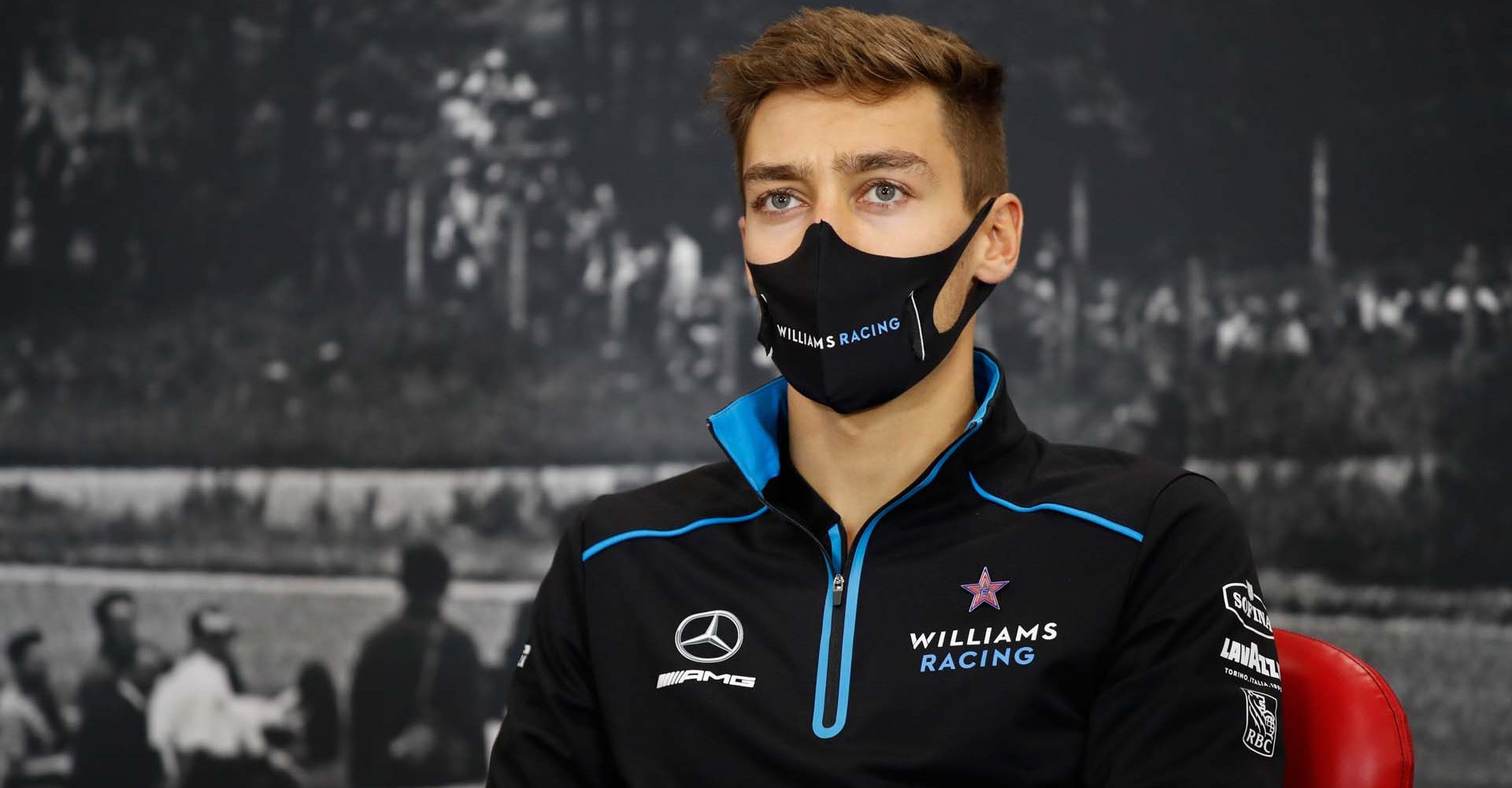 George Russell (GBR) Williams Racing in the FIA Press Conference.
Belgian Grand Prix, Thursday 27th August 2020. Spa-Francorchamps, Belgium.
FIA Pool Image for Editorial Use Only