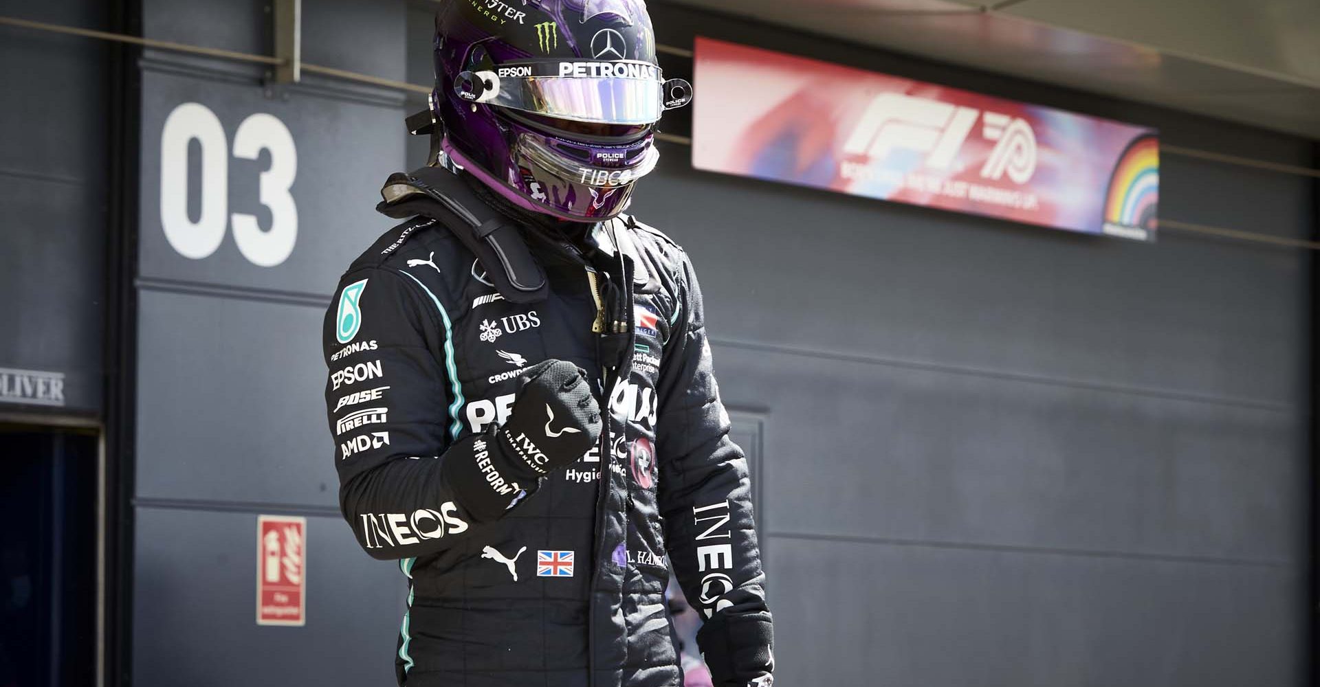 2020 British Grand Prix, Saturday - Steve Etherington Lewis Hamilton Mercedes