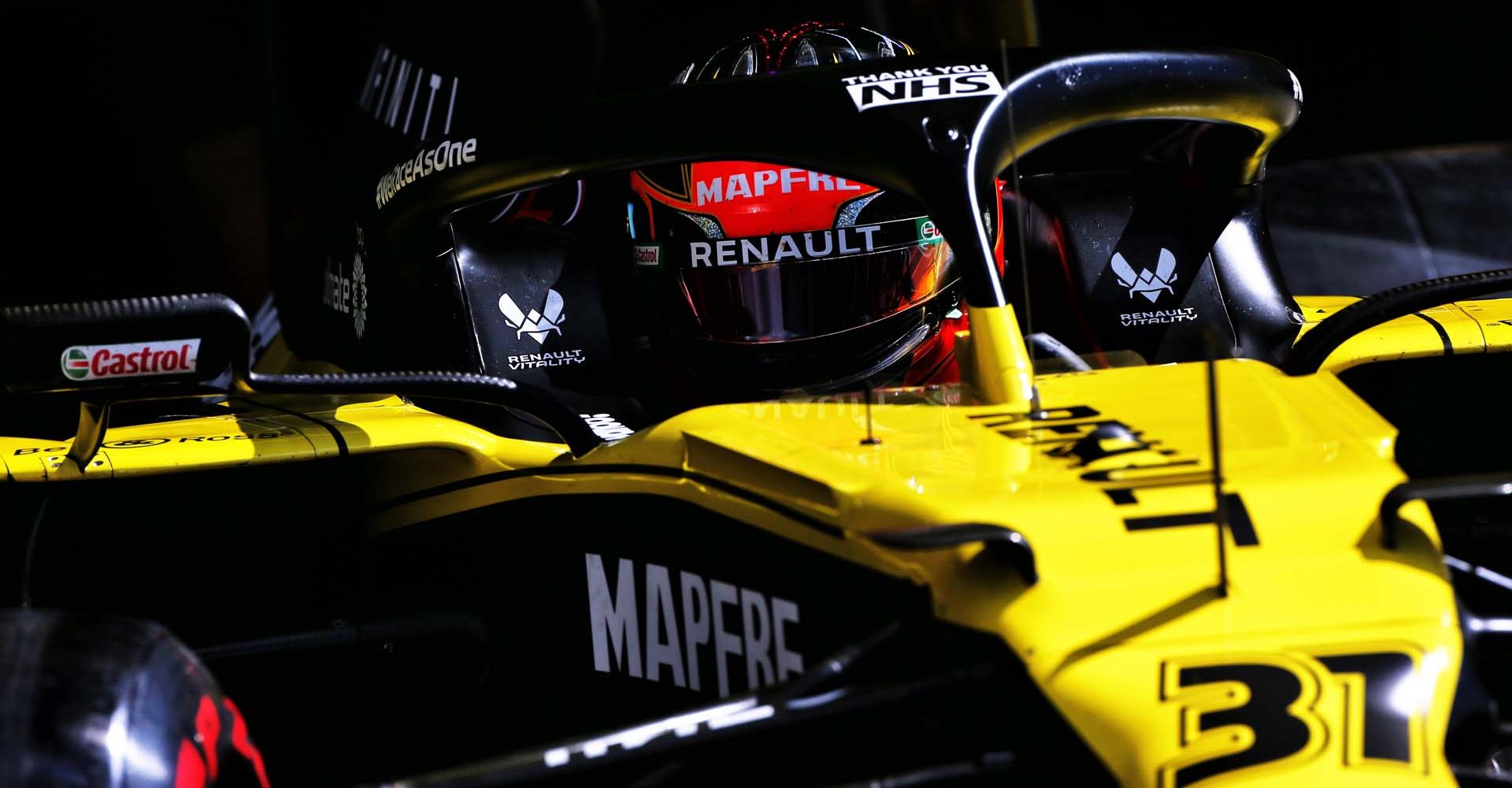 Esteban Ocon (FRA) Renault F1 Team RS20.
British Grand Prix, Saturday 1st August 2020. Silverstone, England.