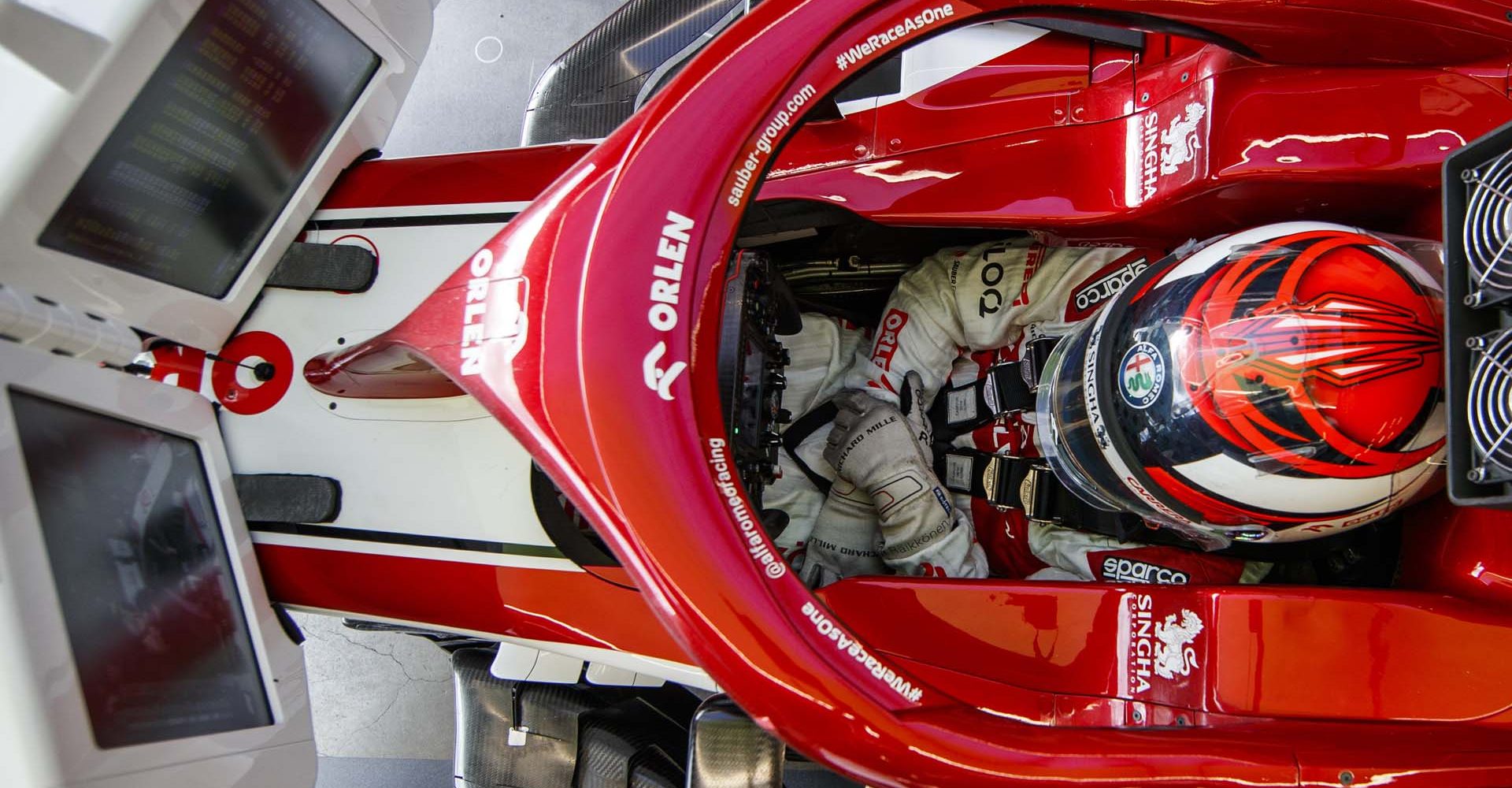 RAIKKONEN Kimi Räikkönen (fin), Alfa Romeo Racing ORLEN C39, portrait during the Formula 1 Aramco Grosser Preis Der Eifel 2020, Eifel Grand Prix, from October 9 to 11, 2020 on the Nürburgring, in Nürburg, Germany - Photo Xavi Bonilla / DPPI