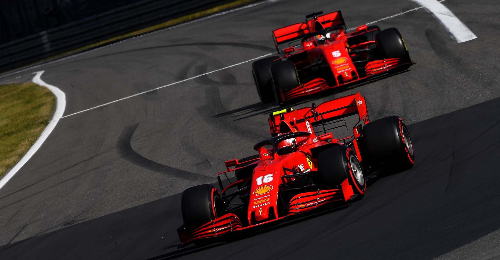 GP GERMANIA F1/2020 -  DOMENICA 11/10/2020  
credit: @Scuderia Ferrari Press Office Charles Leclerc, Sebastian Vettel