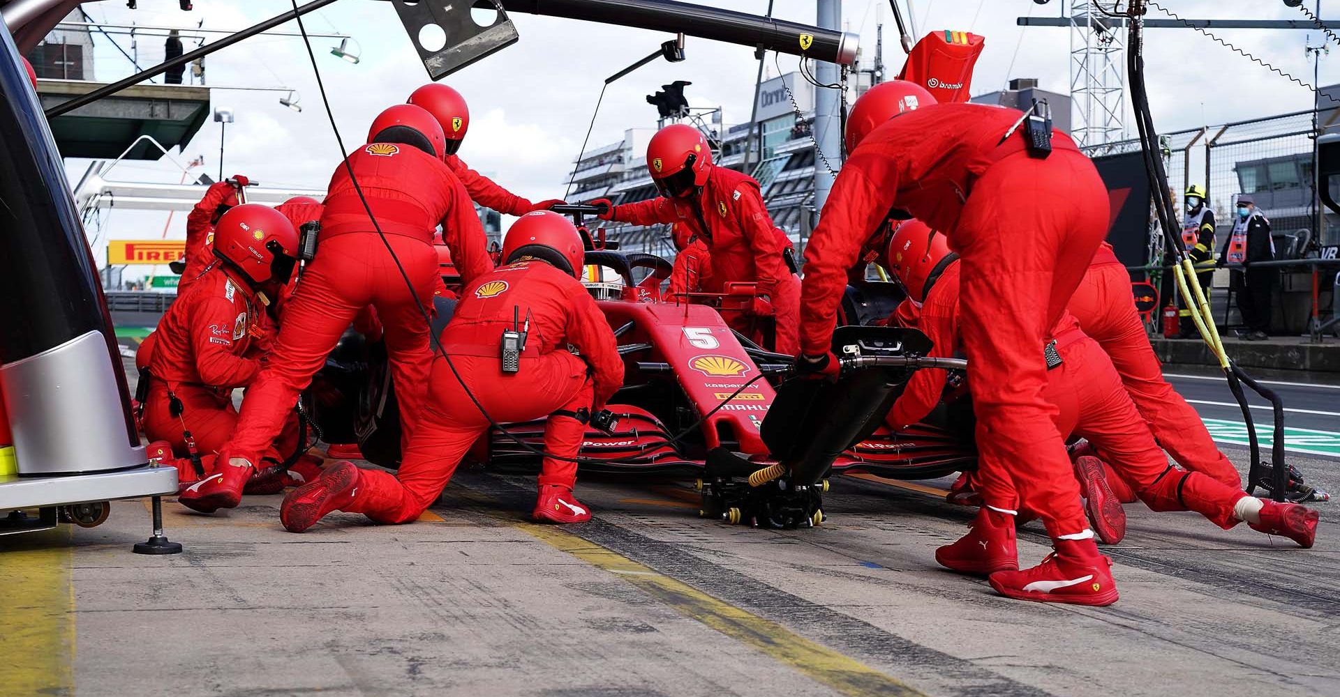 GP GERMANIA F1/2020 -  DOMENICA 11/10/2020  
credit: @Scuderia Ferrari Press Office Sebastian Vettel pitstop