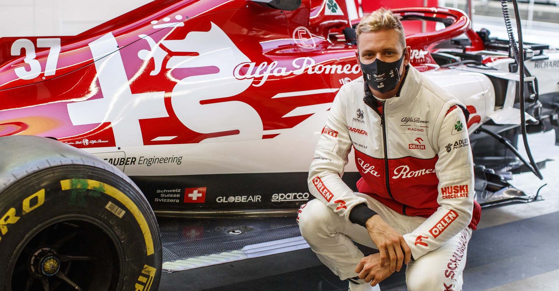 SCHUMACHER Mick (ger), Alfa Romeo Racing ORLEN C39, portrait during the Formula 1 Aramco Grosser Preis Der Eifel 2020, Eifel Grand Prix, from October 9 to 11, 2020 on the Nürburgring, in Nürburg, Germany - Photo Xavi Bonilla / DPPI