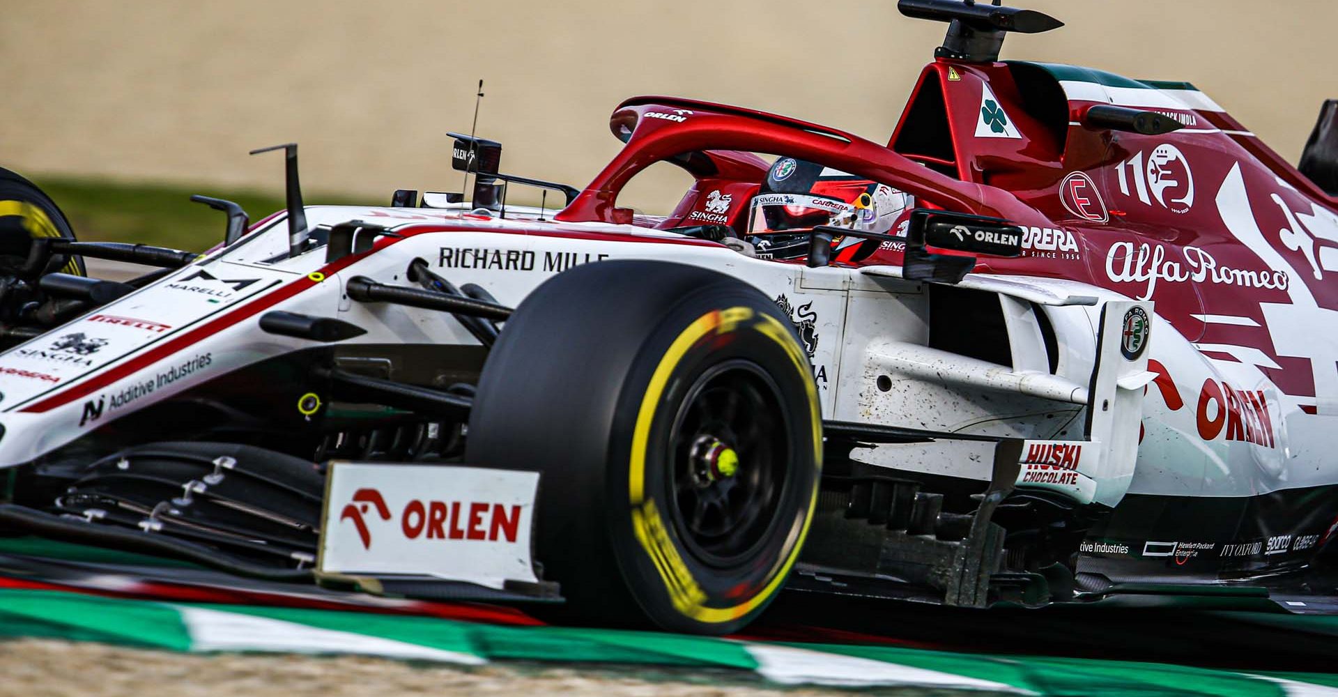 07 RAIKKONEN Kimi Räikkönen (fin), Alfa Romeo Racing ORLEN C39, action during the Formula 1 Emirates Gran Premio Dell'emilia Romagna 2020, Emilia Romagna Grand Prix, from October 31 to November 1, 2020 on the Autodromo Internazionale Enzo e Dino Ferrari, in Imola, Italy - Photo Joao Filipe / DPPI