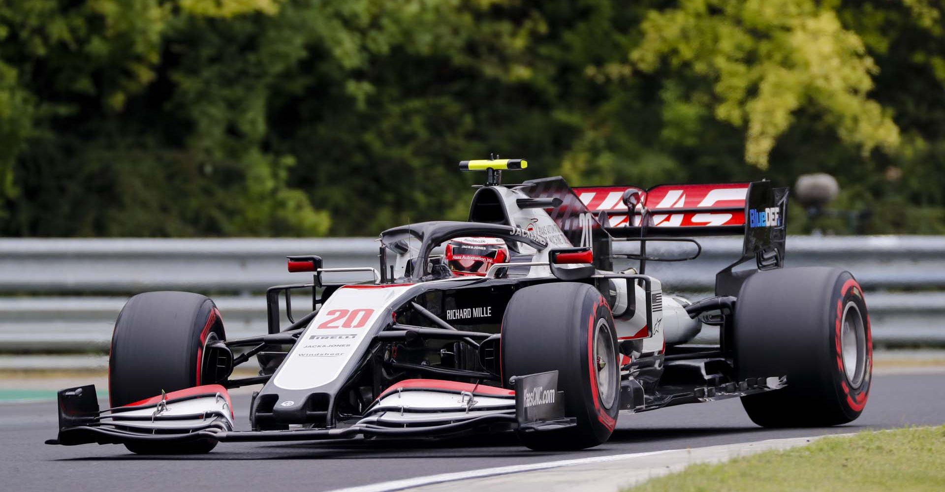 HUNGARORING, HUNGARY - JULY 18: Kevin Magnussen, Haas VF-20 during the Hungarian GP at Hungaroring on Saturday July 18, 2020 in Budapest, Hungary. (Photo by Steven Tee / LAT Images)