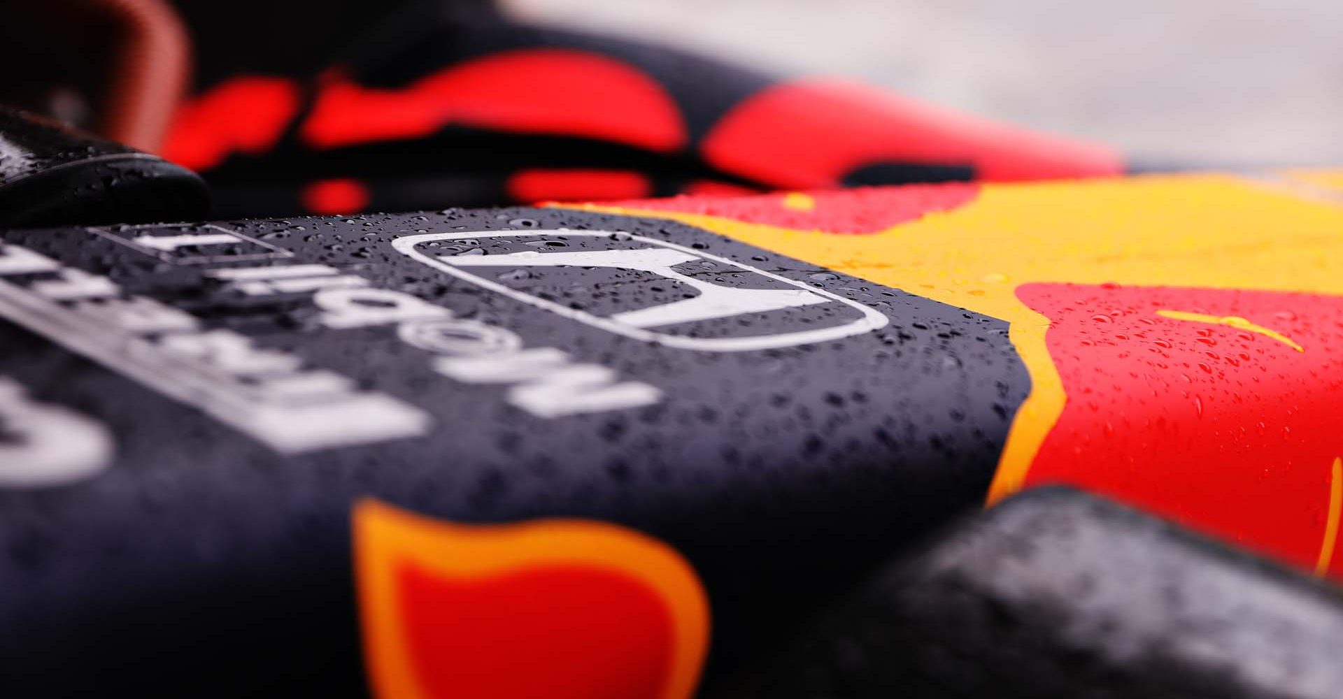 BUDAPEST, HUNGARY - JULY 19: Rain is seen on the Red Bull Racing RB16 before the Formula One Grand Prix of Hungary at Hungaroring on July 19, 2020 in Budapest, Hungary. (Photo by Getty Images/Getty Images) // Getty Images / Red Bull Content Pool  // AP-24P67EHV92111 // Usage for editorial use only //