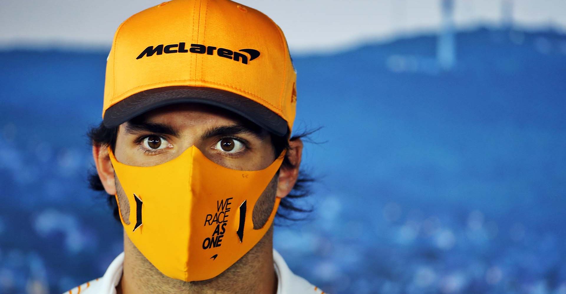 Carlos Sainz Jr (ESP) McLaren in the FIA Press Conference.
16.07.2020. Formula 1 World Championship, Rd 3, Hungarian Grand Prix, Budapest, Hungary, Preparation Day.
- www.xpbimages.com, EMail: requests@xpbimages.com © Copyright: FIA Pool for Editorial Use Only