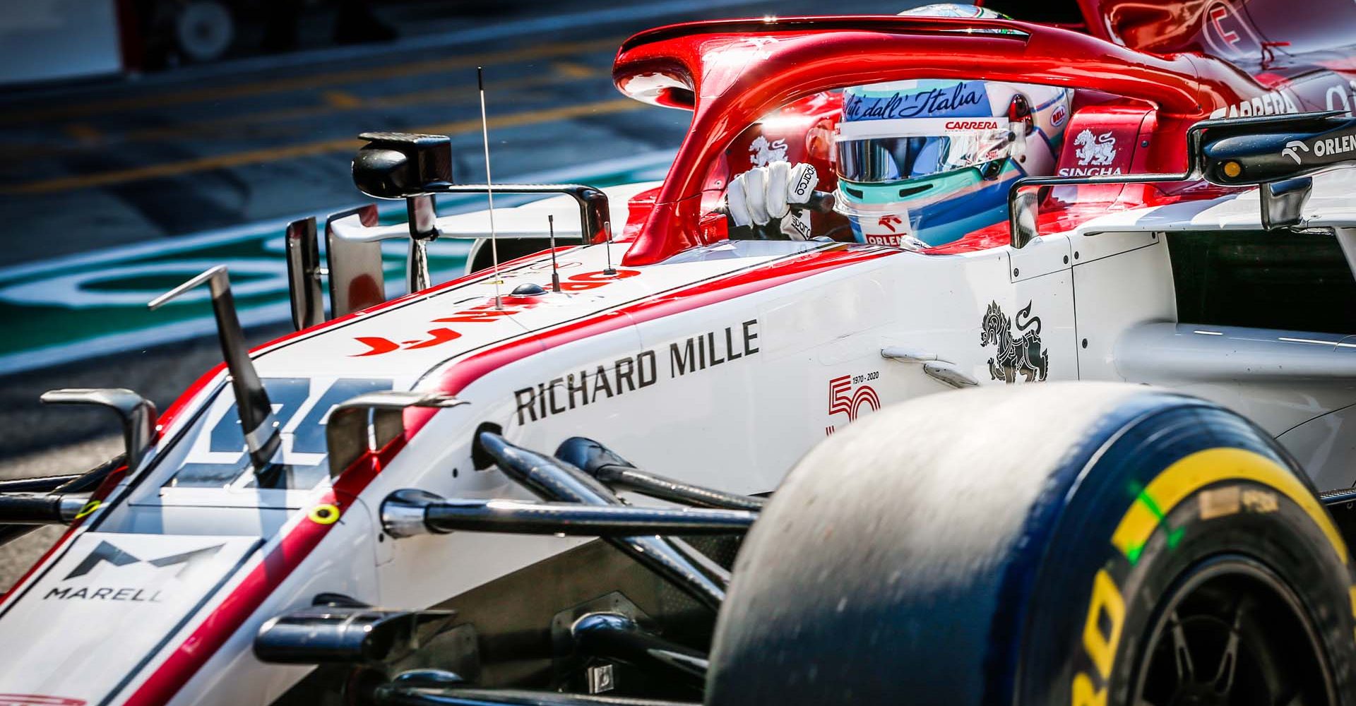 99 GIOVINAZZI Antonio (ita), Alfa Romeo Racing ORLEN C39, action during the Formula 1 Gran Premio Heineken D’italia 2020, 2020 Italian Grand Prix, from September 4 to 6, 2020 on the Autodromo Nazionale di Monza, in Monza, near Milano, Italy - Photo Antonin Vincent / DPPI