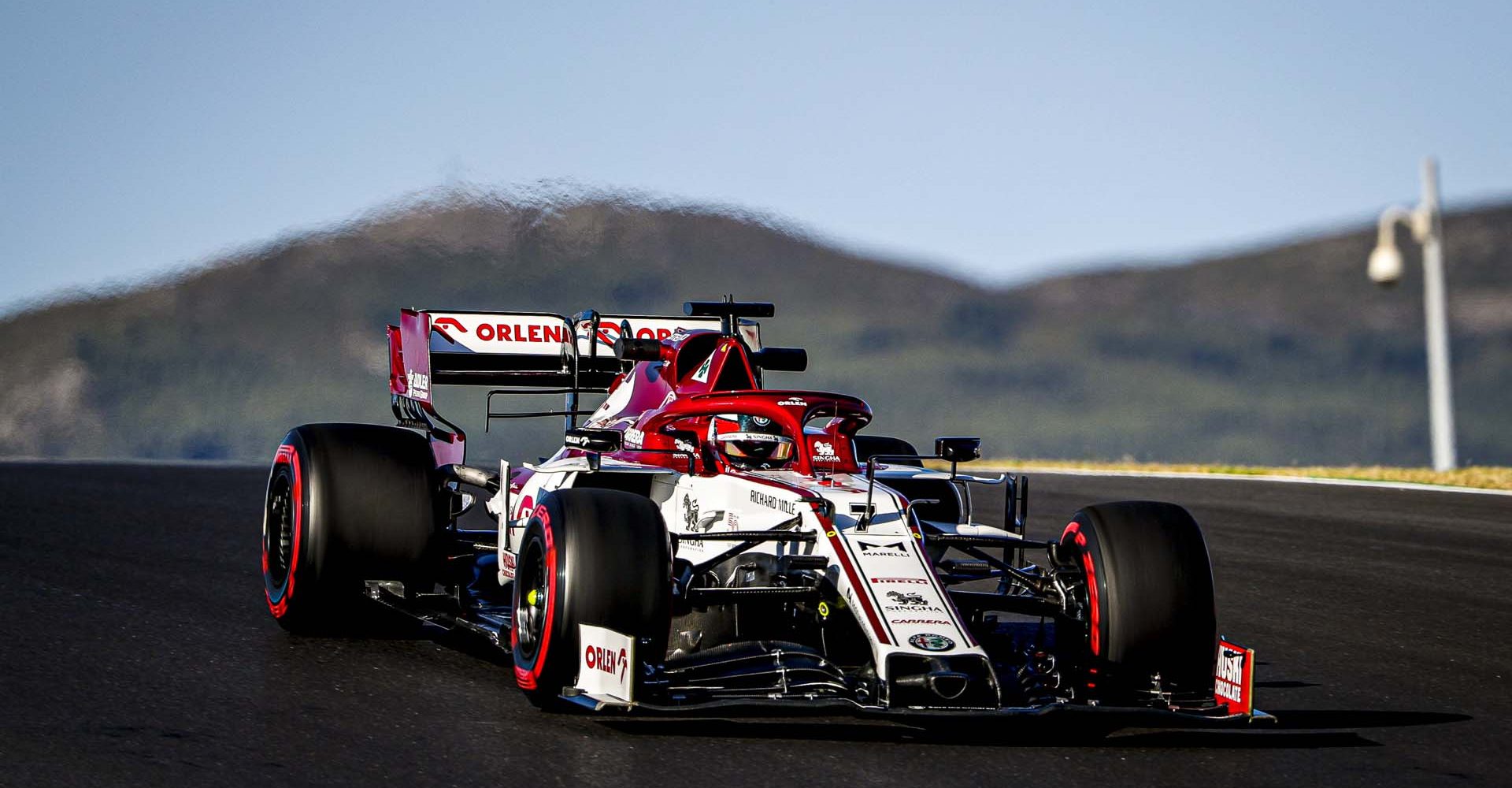 07 RAIKKONEN Kimi Räikkönen (fin), Alfa Romeo Racing ORLEN C39, action during the Formula 1 Heineken Grande Prémio de Portugal 2020, Portuguese Grand Prix, from October 23 to 25, 2020 on the Autódromo Internacional do Algarve, in Portimão, Algarve, Portugal - Photo Paulo Maria / DPPI