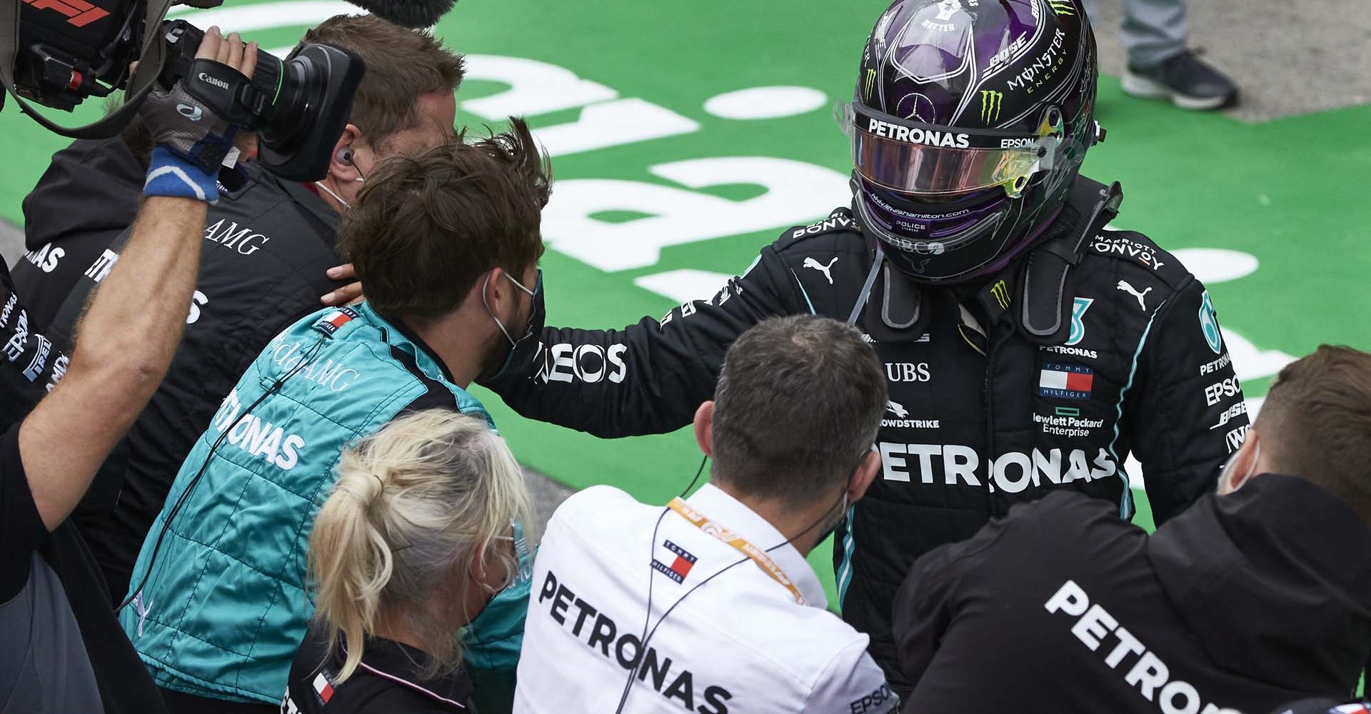 2020 Portuguese Grand Prix, Sunday - Steve Etherington Lewis Hamilton Mercedes