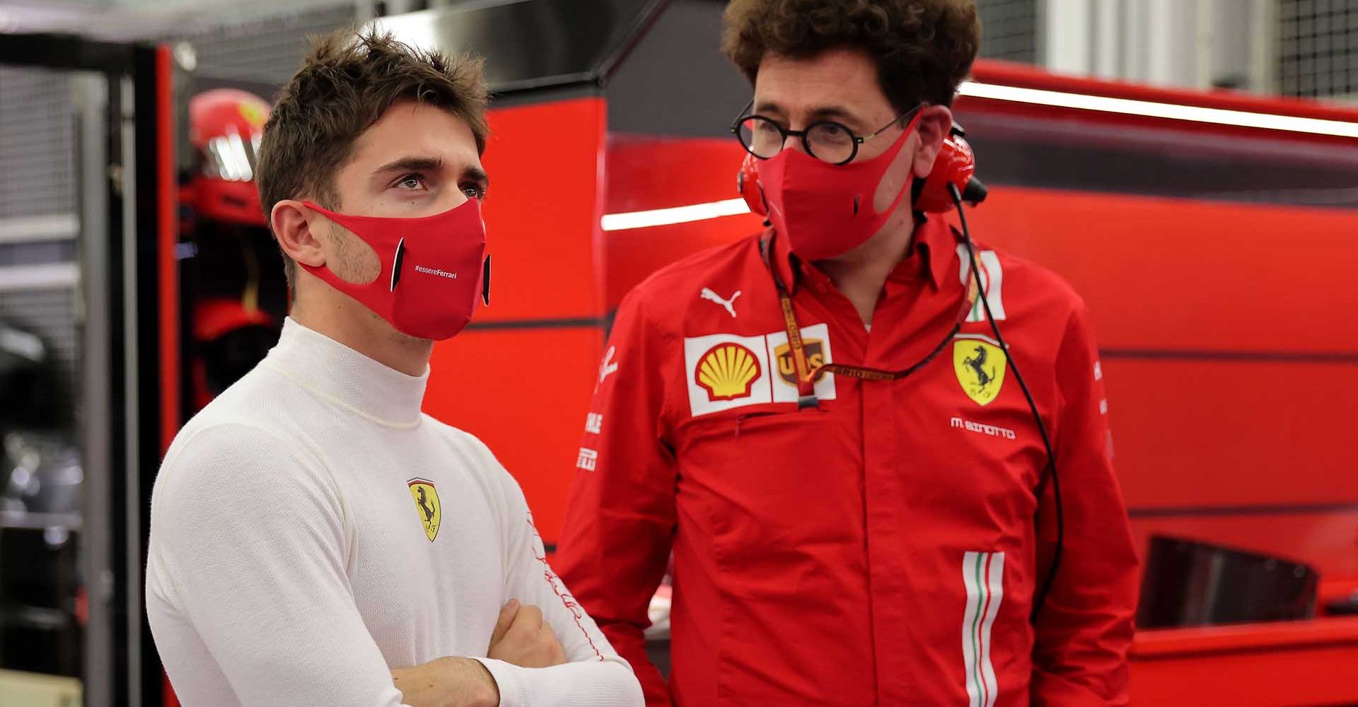 GP SAKHIR  F1/2020 - VENERDÌ 04/12/2020     
credit: @Scuderia Ferrari Press Office Charles Leclerc Mattia Binotto