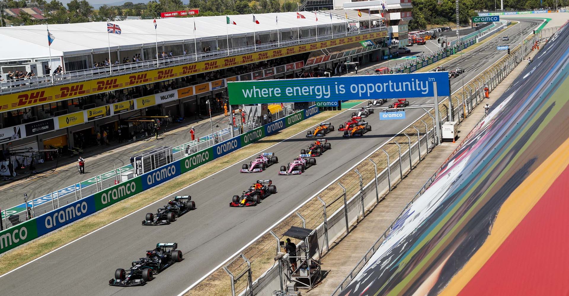 2020 Spanish Grand Prix, Sunday - LAT Images start