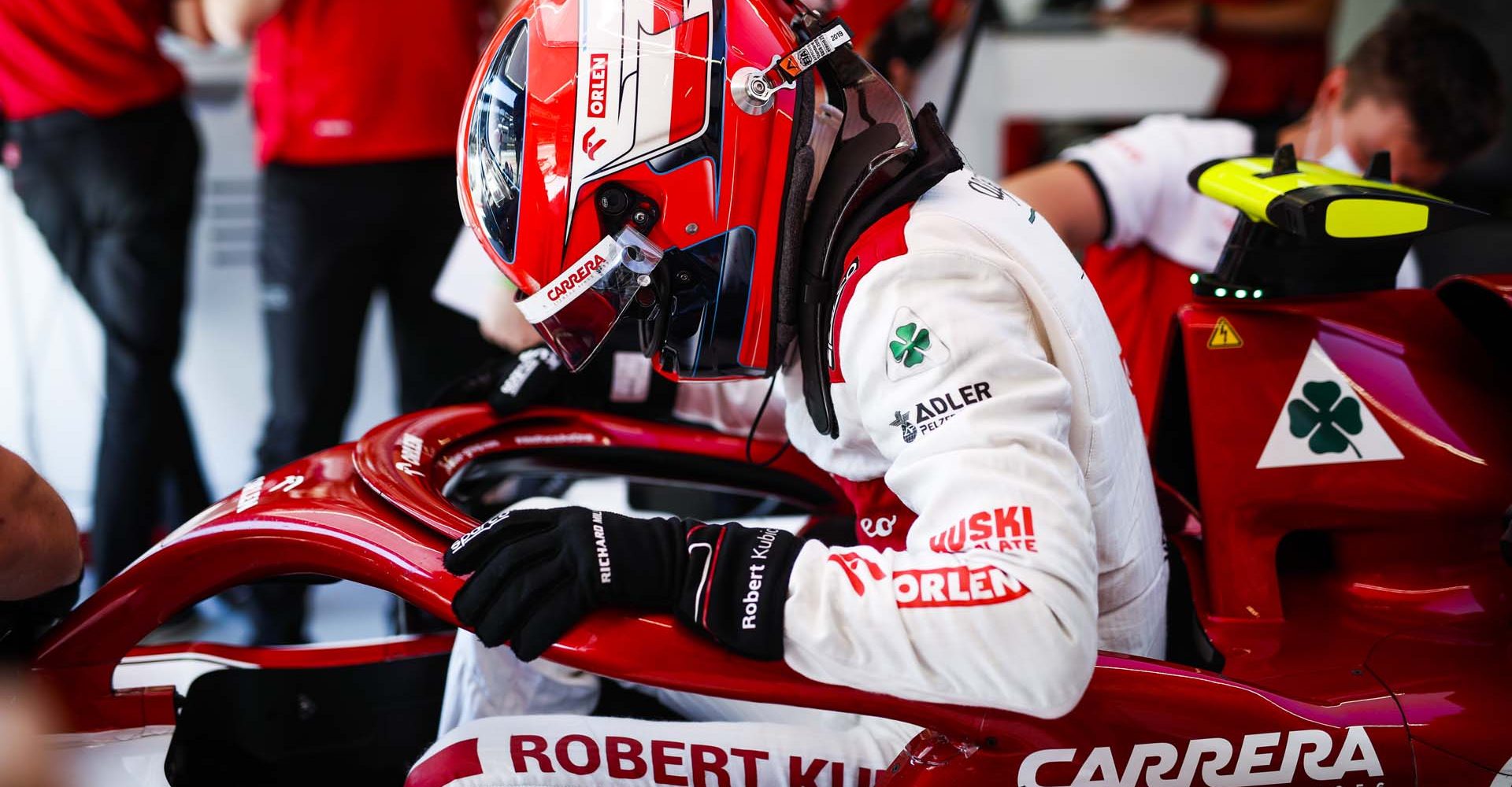 KUBICA Robert (pol), Reserve Driver of Alfa Romeo Racing ORLEN, portrait garage, box, during the Formula 1 Pirelli Grosser Preis der Steiermark 2020, Styrian Grand Prix from July 10 to 12, 2020 on the Red Bull Ring, in Spielberg, Austria - Photo Florent Gooden / DPPI